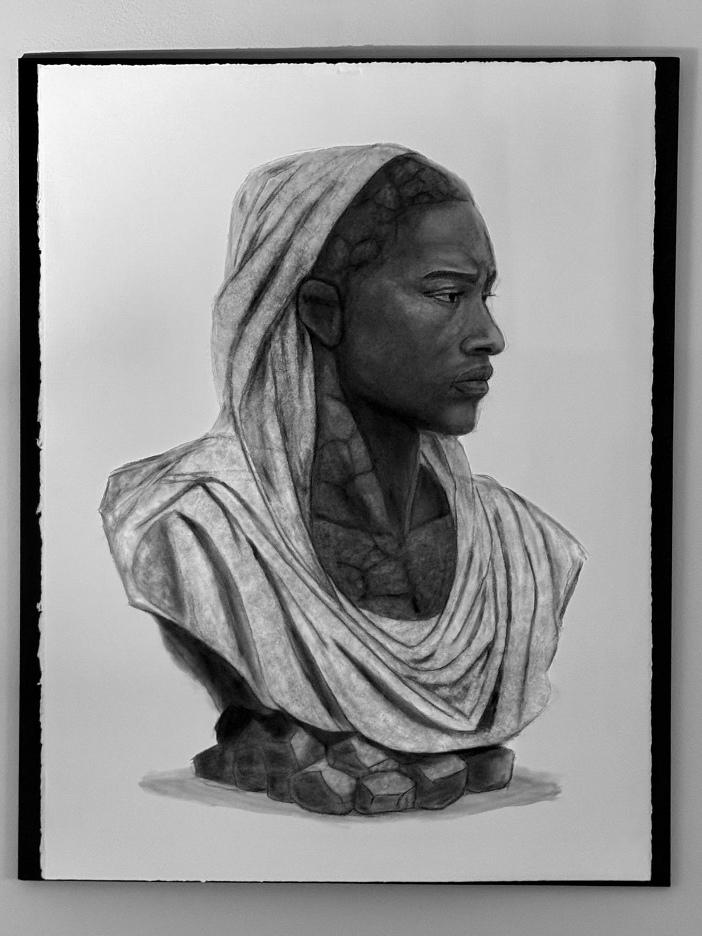 Rogue - Unbroken Charcoal Drawing