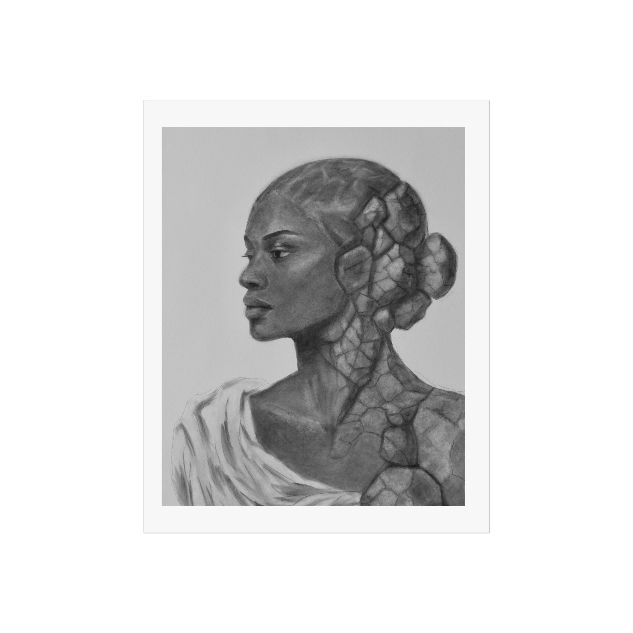 Queen — Charcoal Print