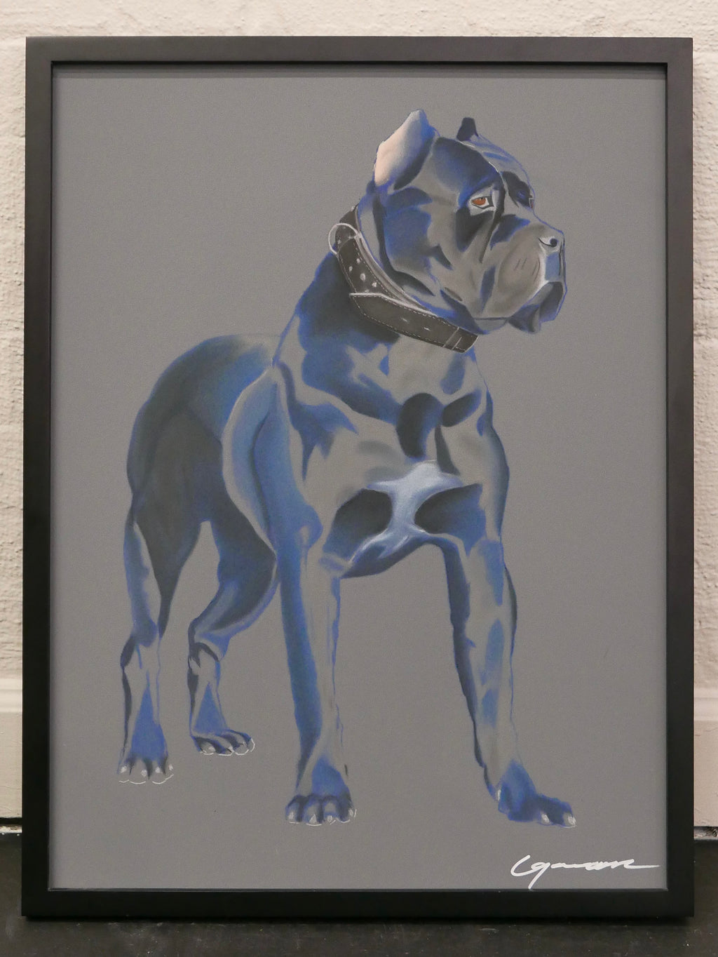 Trained, Pastel on Panel, 18x24in