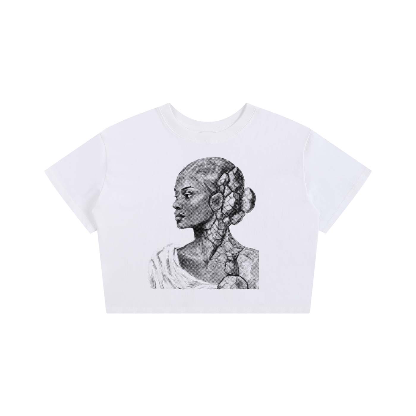 Unbroken Queen Crop T-Shirt