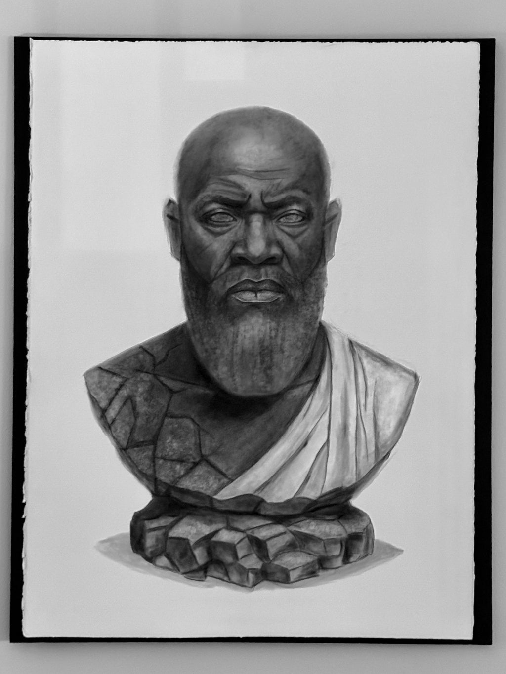 Sage - Unbroken Charcoal Drawing