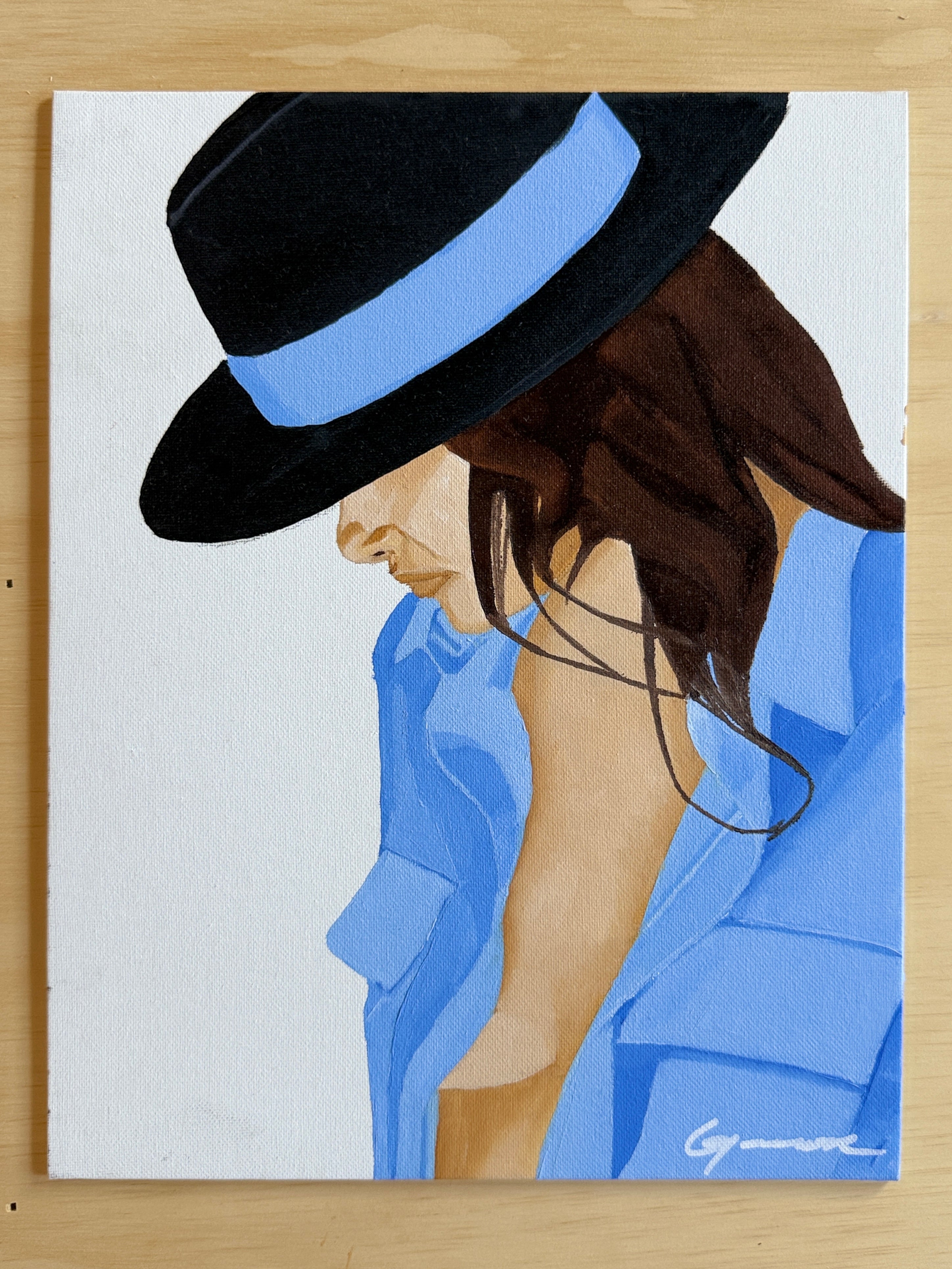 Cool, Oil on Canvas Panel, 11x14in