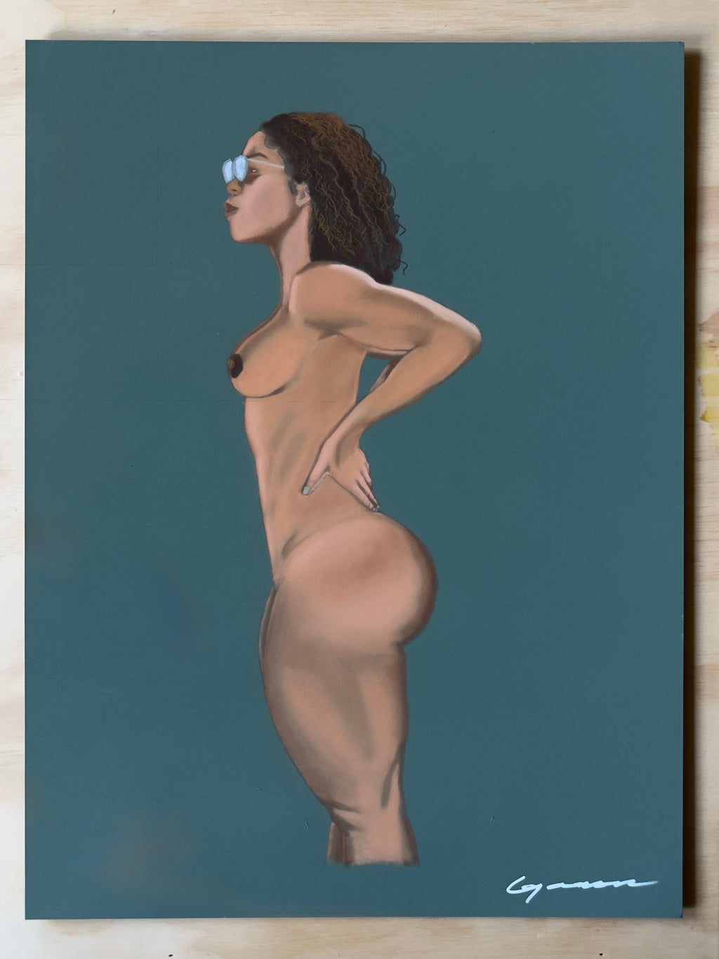 Power, Pastel on Panel, 18x24in