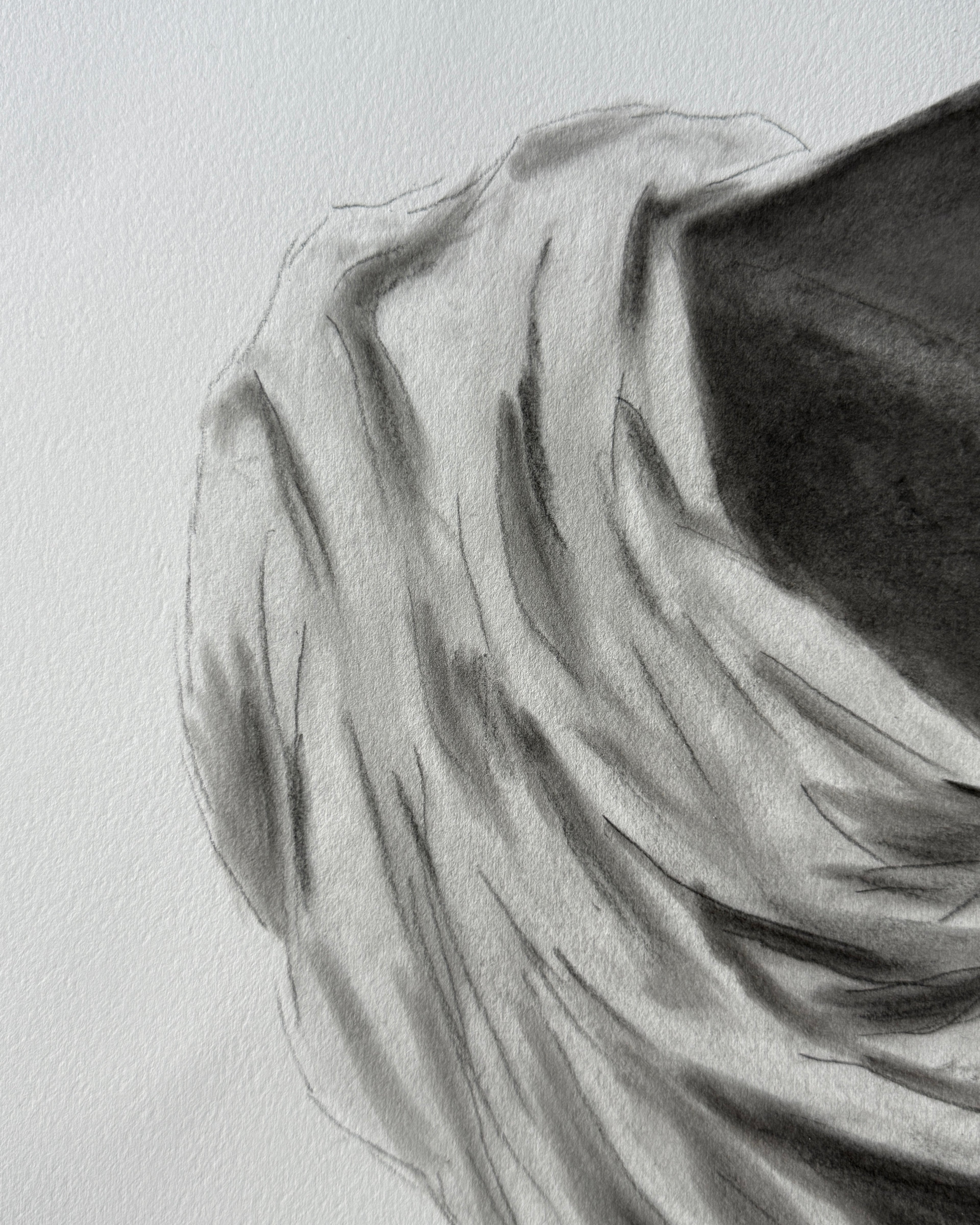 Queen - Unbroken Charcoal Drawing